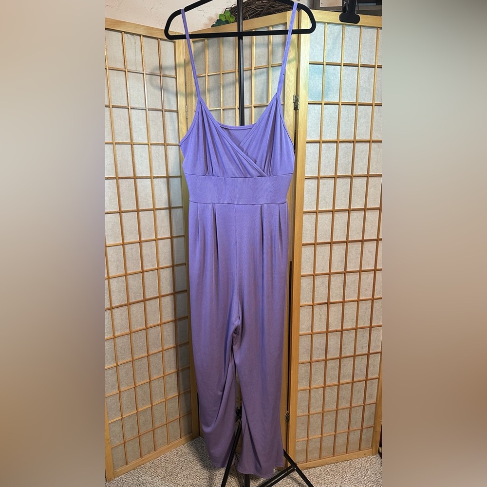 Elegant Purple Women's Jumpsuit
